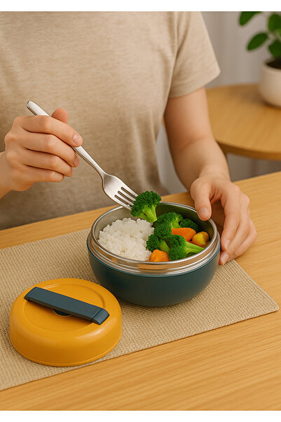 CNSZ Beslenme kabı - Sıvı yiyecekler için uygun - 6/12 saat Termos Özellik/ Paslanmaz çelik Lunch box