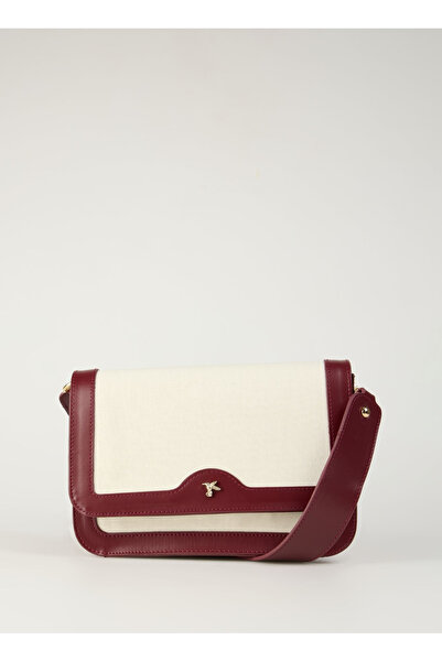 Fabrika Bej Kadın 25x19x8 cm Çapraz Çanta KETEN-MATHI