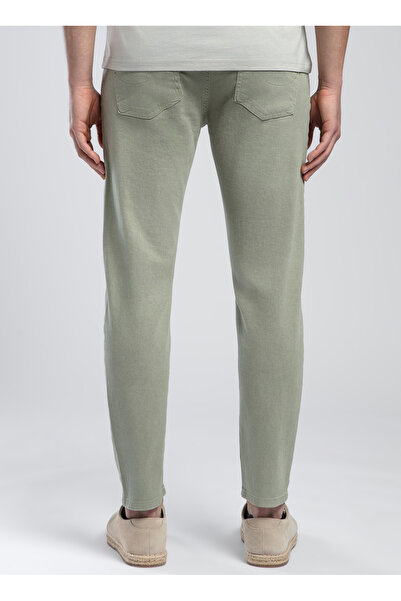 Lee Cooper Normal Bel Slim Tapered Khaki Men's Chino Pants 252 Lcm 221008 Lonce Khaki