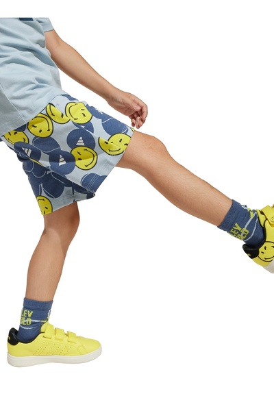 adidas Baskılı Açık Mavi Erkek Çocuk T-Shirt JJ3066-LK SMI SSET