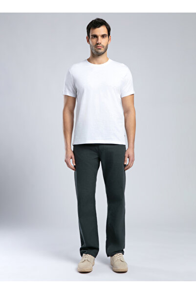 Lee Cooper Crew Neck White Men's T-Shirt 252 Lcm 242003 Baselo White