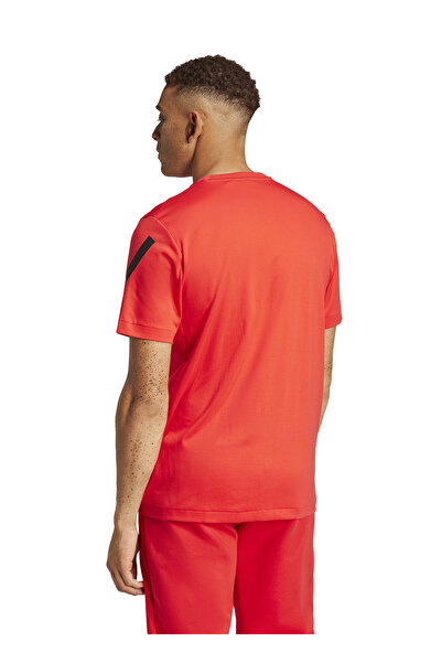 adidas Jc7922 m Z.N.E. Tee Red Round Neck Regular Fit Men's T-Shirt