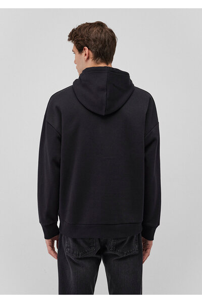 Mavi Μαύρο φούτερ με λογότυπο 0610958-900