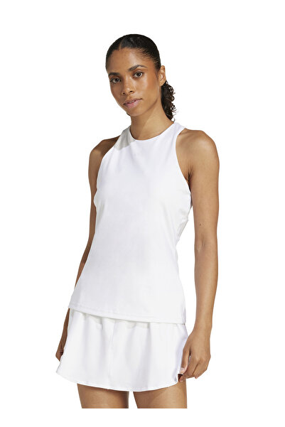 adidas JE7099 Y-TANK Beyaz Yuvarlak Yaka Normal Kalıp Atlet