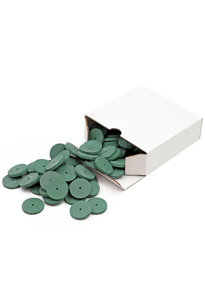 choice2 Green (100pcs) 100 Pcs/Box Polishing Wheels Kit 4 Colors Silicone Rot...