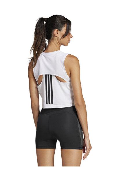 adidas JD0834 3S SLIM TEE Beyaz Yuvarlak Yaka Slim Fit T-Shirt