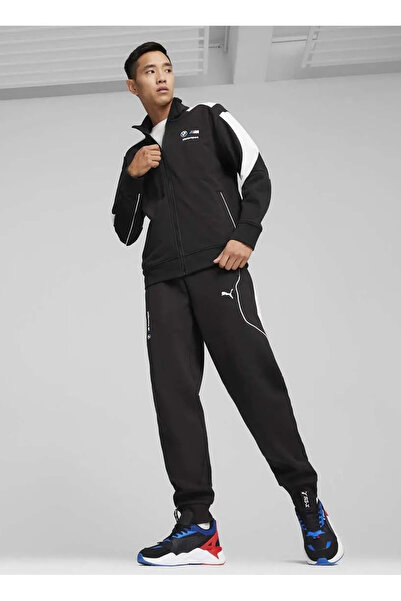 Puma 62745304BMW MMS MT7 Mavi Dik Yaka Regular Fit  Zip Ceket