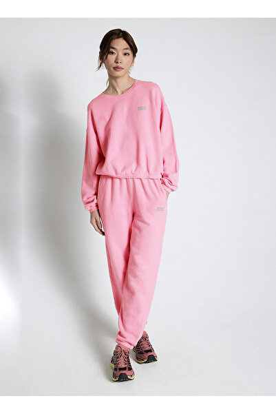 American Vintage Kırmızı Kadın Oversize T-Shirt GAMI02DE25_FRAISE