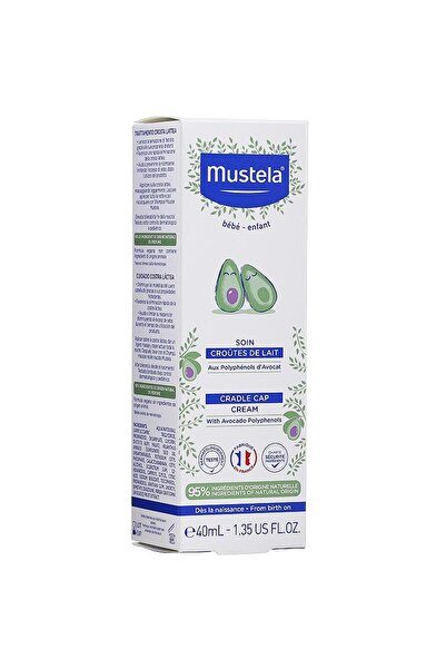 Mustela Cradle Cap Cream 40 Ml - Care Cream Against Hair Flaking
