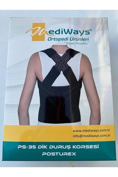 MEDİWAYS YENİ NESİL DİK DURUŞ KAMBURLUK KORSESİ