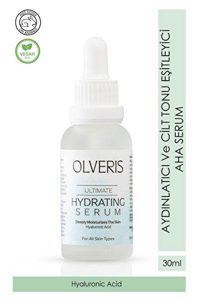 OLVERIS Aydınlatıcı Cilt Tonu Eşitleyici AHA Serum 30 Ml