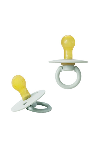 Choice لهاية أطفال خضراء قطعة واحدة مصنوعة من مادة اللاتكس وحلمة مستديرة ذات مذاق أكثر نعومة وقريبة من ثدي الأم 100% BPA