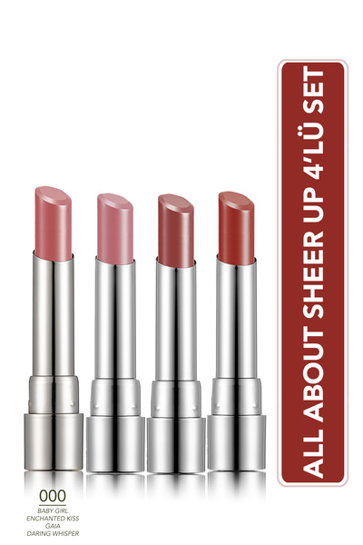 Flormar All About Sheer Up 4'lü Makyaj Seti