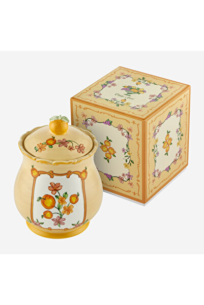 CHIARA ALESSI Il Sogno Turuncu Porselen Saklama Kabı 22 Cm