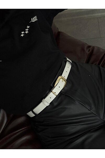 LİA KEMER Cureaua cu catarama aurie ovala Curea pentru talie Curea pentru haine Curea pentru pantaloni