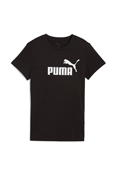 Puma 68237001 Ess No. 1 Logo Tee Bl White Round Neck Regular Fit Printed Women's T-Shirt