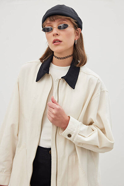 BE BLUE ΜΠΟΥΤΣΑ 90S ECRU GABARDINE