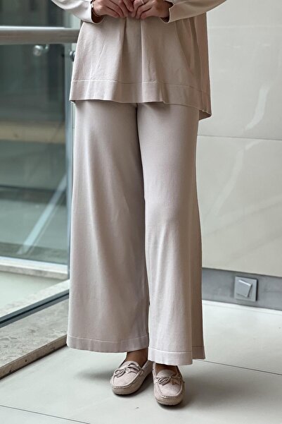 Nuss Mercerized Wide Leg Trousers