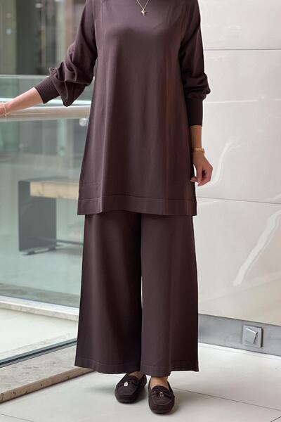 Nuss Mercerized Wide Leg Trousers