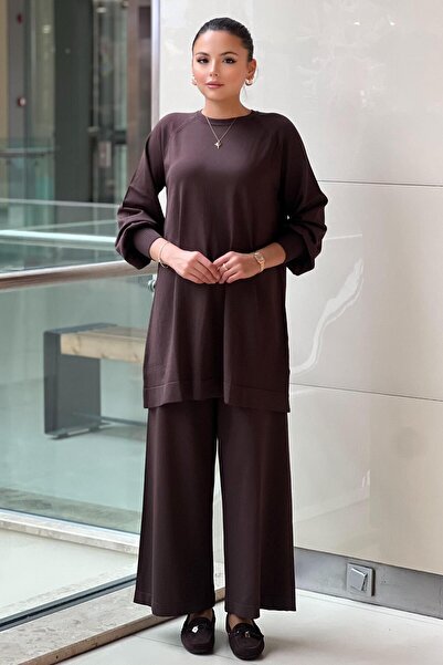 Nuss Mercerized Wide Leg Trousers