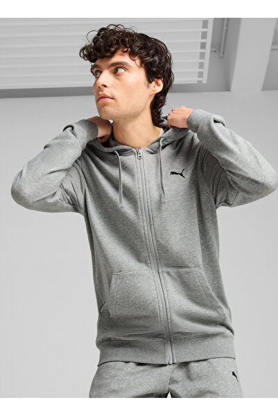 Puma 68259203 ESS Full-Zip Hoodie TR Med Чорний Капюшон Нормальний пояс Regul...