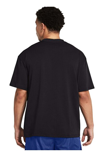 Under Armour 1389146-001 UA M HW OS Branded SS Siyah Yuvarlak Yaka Oversize D...