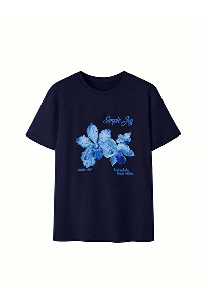 Flaubert - Simple Joy Printed Cotton Oversize T-Shirt Large Size