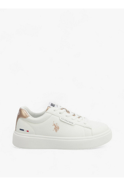 U.S. Polo Assn. أحذية رياضية نسائية صلبة بأربطة