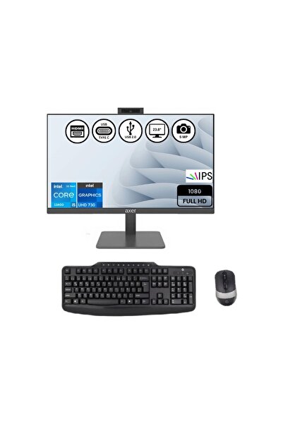 AXER AX24H3 İntel i5 13400 16GB-512GBSSD 23.8" Freedos AIO Masaüstü Bilgisayar
