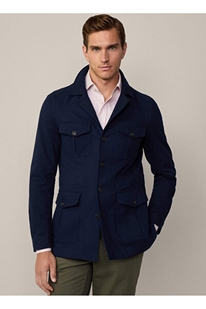 Hackett Slim Fit Lacivert Erkek Ceket HM443429