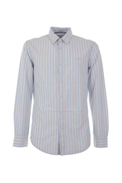 Pepe Jeans Regular Fit Mavi Erkek Gömlek PM308561-553 MARIUS