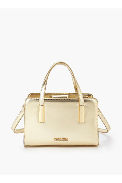 Flora Bella by Shoexpress حقيبة معدنية بمقبض مزدوج وسحاب للإغلاق، عرض 15 سم ×...