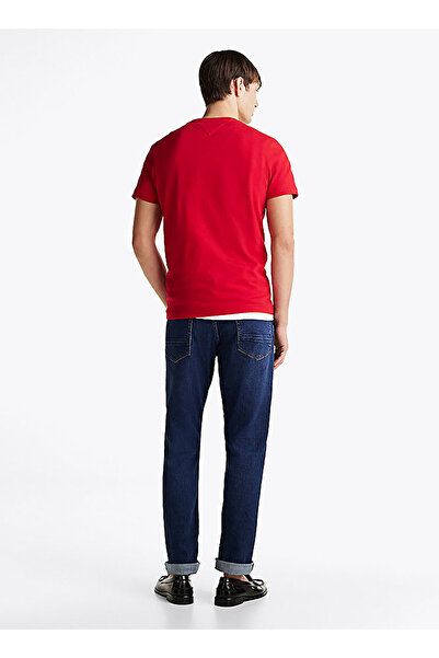 Tommy Hilfiger Red Men's T-Shirt Mw0Mw11797Xld