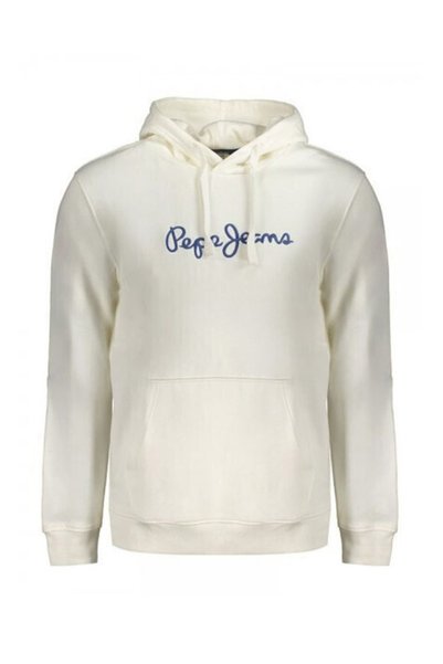 Pepe Jeans Hooded Collar Off-White Men's Sweatshirt Pm582716-803 New Joe Hoodie