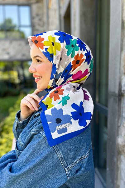 Sultan Eşarp Φουλάρι Sultan Fresh Pamuk - Ουρανίσκος Λουλουδιών - SFE009-09