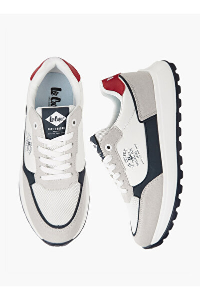 Lee Cooper Men's Panelled Lace-Up Sneakers