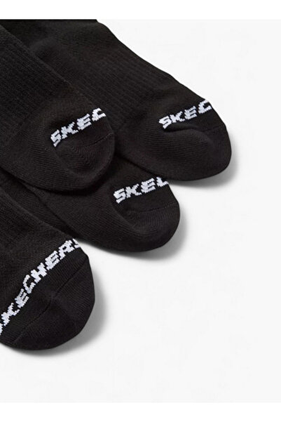 SKECHERS جوارب سادة غير تيري بطول الكاحل - مجموعة من 5 قطع