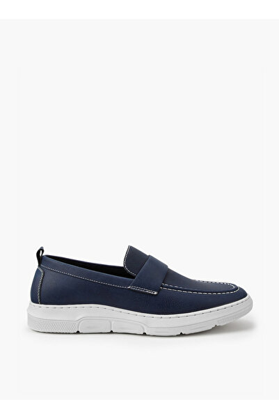 LBL by Shoexpress Solid Slip-On Loafers with Pull Tabs