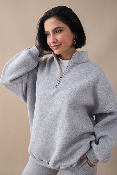 InStyle Σετ ράστερ με φερμουάρ γκρι διπλό