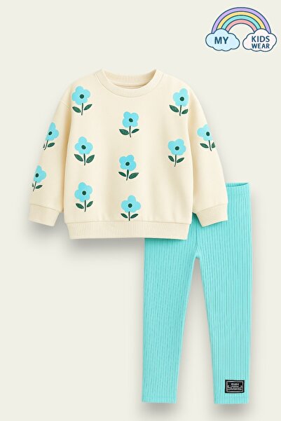 My Kids Wear Σετ με λουλούδια με δύο κλωστές για κορίτσι