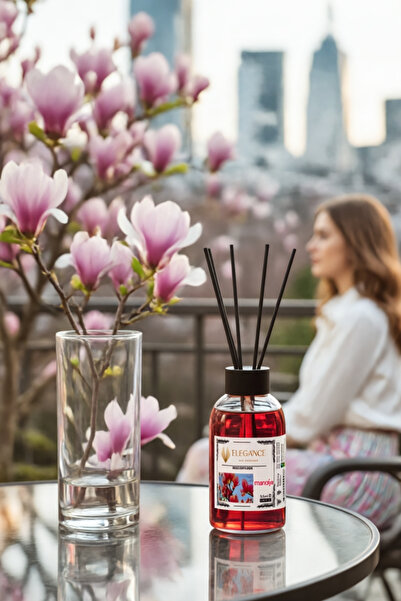 Elegance vip Perfume Özel Fiyat - Manolya Reed Diffuser Bambu Çubuklu Oda Kokusu (55 ML)