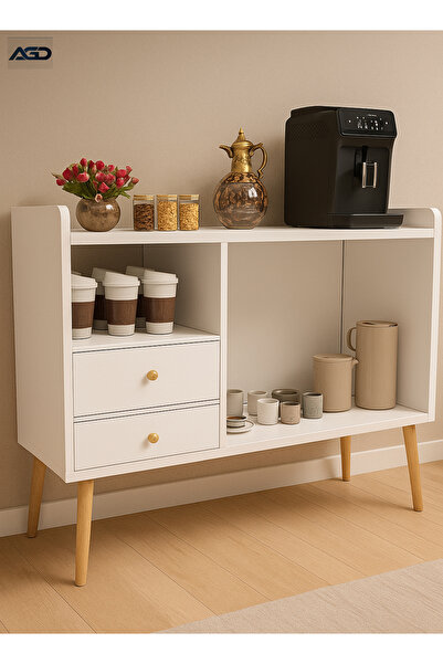 AGD Coffee Table Storage Space, Entryway Sideboard and Buffet