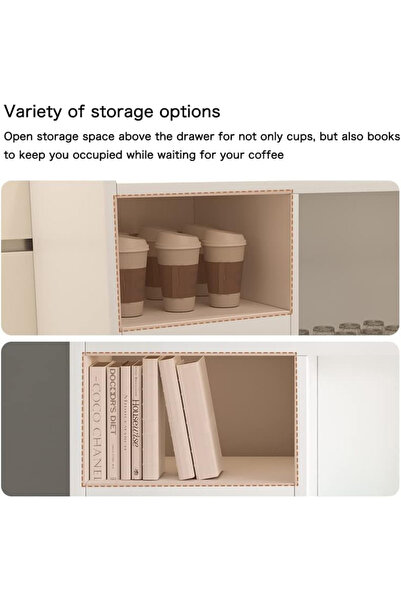 AGD Coffee Table Storage Space, Entryway Sideboard and Buffet