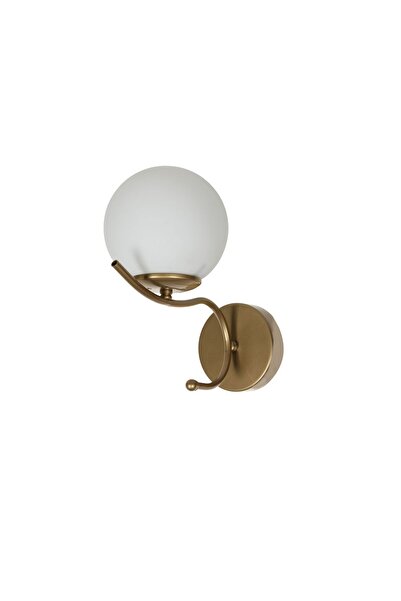 avizade Merla Eskitme Metal Tekli Beyaz Cam Pilli Aplik-minimalist Duvar Lambası-modern Duvar Aydınlatma