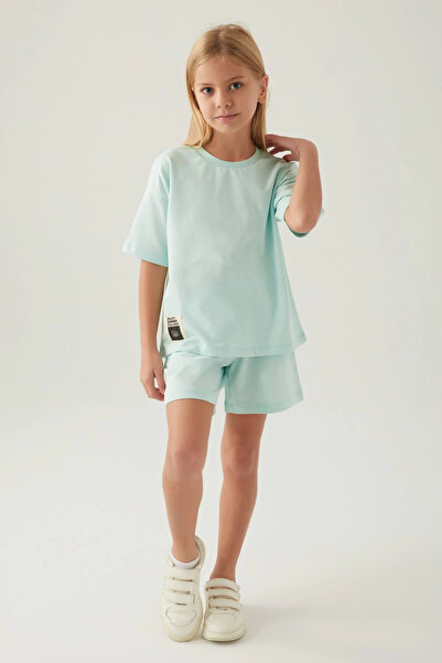 Rolypoly Girl's Green Shorts Set