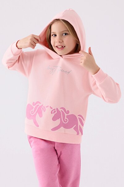 Rolypoly Girl's Pink Tracksuit Set
