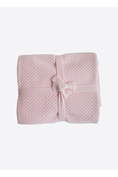 kitikate Organic Knitwear Pique Blanket Pink
