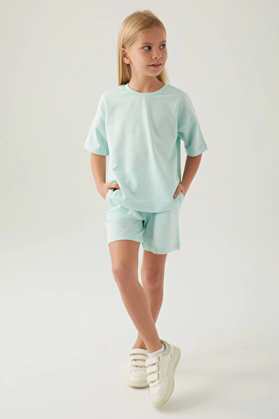 Rolypoly Girl's Green Shorts Set