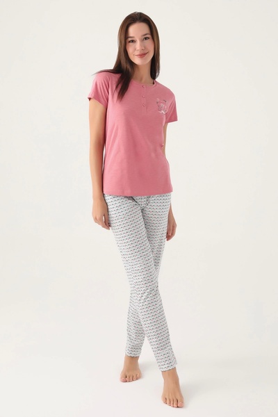 Arnetta ΓΥΝΑΙΚΕΙΟ ΣΕΤ ΔΙΠΛΟ - ΚΟΚΚΙΝΟ ΡΟΖ