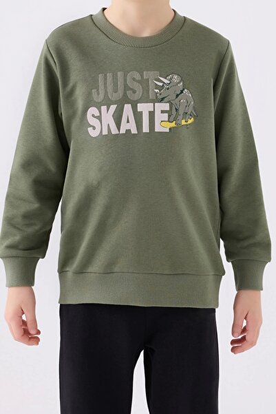 Rolypoly Boy's Khaki Tracksuit Set